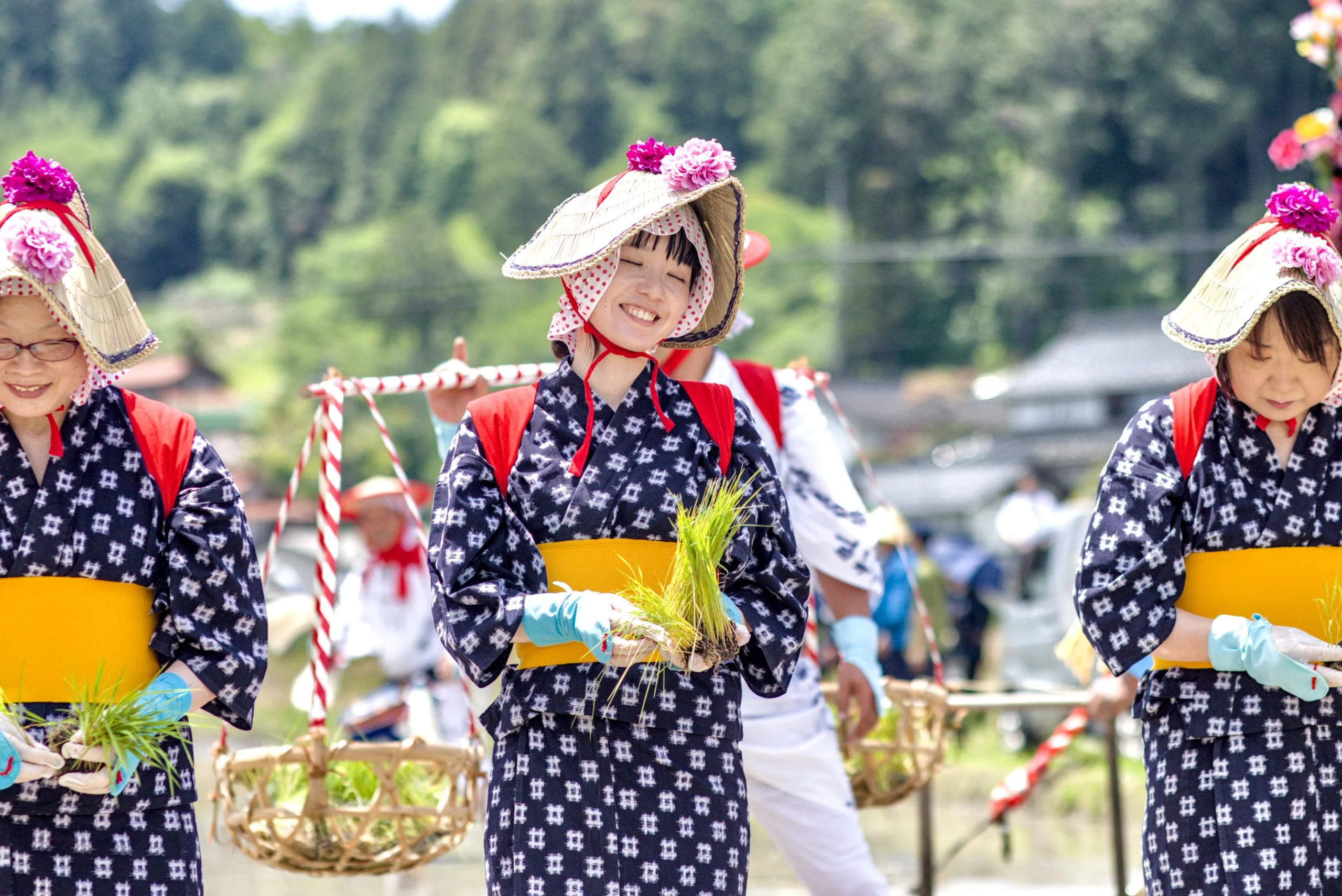 信原田楽大花田植の撮影ガイド！三次の伝統を美しく切り取る【広島】